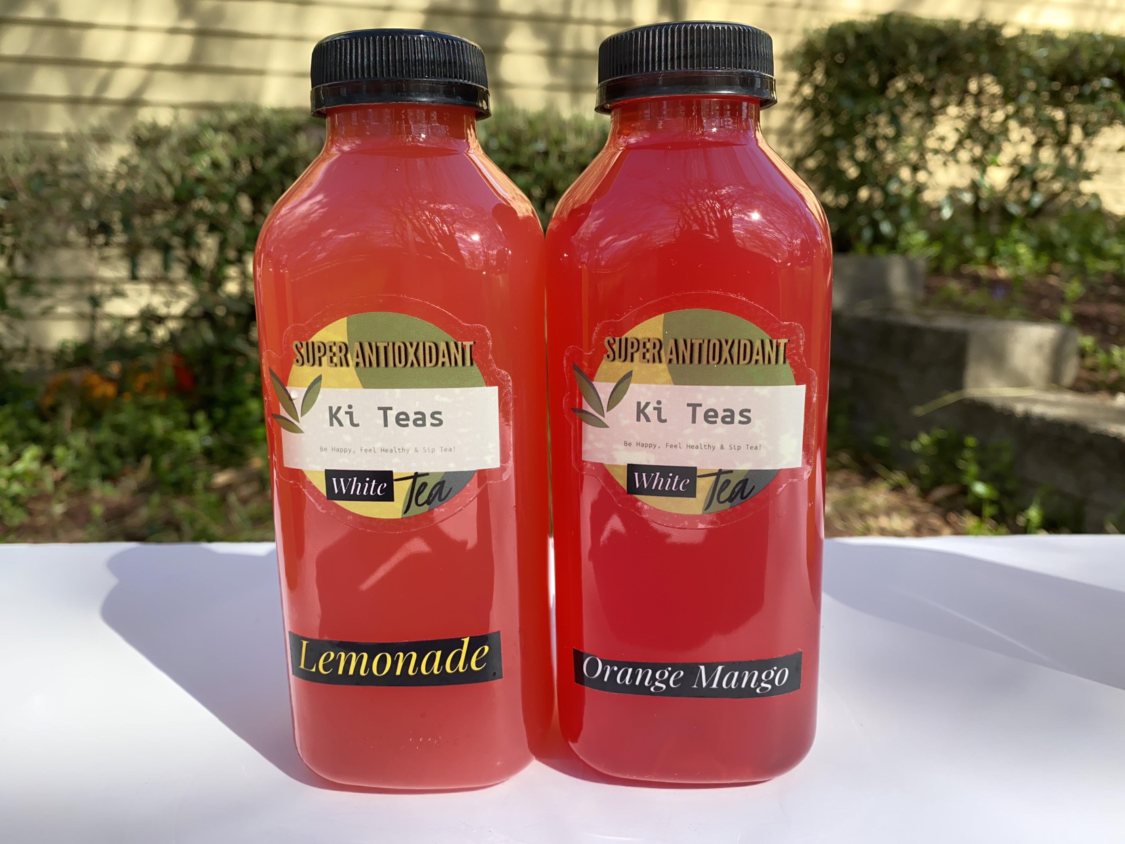 White Hibiscus Tea & Tea Lemonade 16 oz
